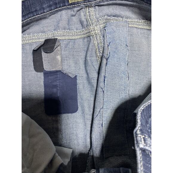 Wrangler 20X Jeans Mens Tag 36x34 Actual 37x32.5 Straight Western Cowboy Patched - Picture 4 of 16